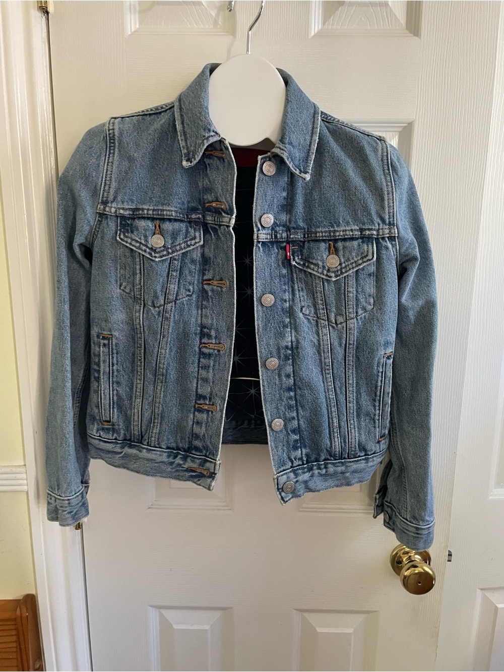 Levi's Light Wash Blue Denim Trucker Jacket